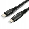 everActive 1m USB-C PD 3A 60W pintas kabelis su LCD ekranu CBB-1PDL