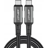 Laidas iš USB-C į USB-C Acefast C1-09, 48 W, 1 m (juodai pilkas)
