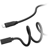 Akasa Type-C Extension Cable C(M) to C(F), 1.2 m – juodas