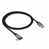 USB laidas Akyga AK-USB-74 USB-A į USB-C kampuotas USB 2.0 60 W 1 m su apvalkalu (AK-USB-74)