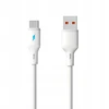 USB A - USB C 2.0 kabelis su foniniu apšvietimu - silikoninis - 1m - Akyga AK-USB-59