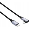 Kabelis USB Akyga USB-C - Lightning 0.3 m Juodas (AK-USB-55)