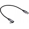 Kabelis USB Akyga USB-C - USB-A 0.3 m Juodas (AK-USB-58)