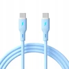 AKYGA Cable USB AK-USB-68 USB type C m / USB type C m ver. 2.0 60W 1m Mėlyna Silicone
