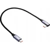 AKYGA Cable USB AK-USB-53 USB type C m / USB type C m Angle ver. 2.0 60W 0.3m