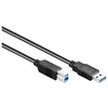 Kabelis USB Alcasa 3m USB 3.0 kabelis USB USB 3.2 Gen 1 (3.1 Gen 1) USB A USB B 5 Gbit/s (2710-S03)