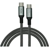 Kabelis USB Alcasa kabelis USB USB 2.0 USB C Juodas, Baltas (2060-MT010SW)