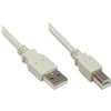 Good Connections USB kabelis Alcasa USB-A - USB-B 0.25 m Pilkas (2510-025)