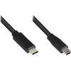 GoodConnections Kabelis USB Alcasa USB-C - miniUSB 0.3 m Juodas (3310-CM003)