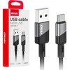 USB į USB-C kabelis 3A 100 cm FullLINK AMIO-03923