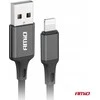 USB – „Lightning“ laidas 2A 100cm „FullLINK AMIO-03901“