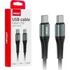USB-C į USB-C įkrovimo kabelis 60W 100cm FullLINK AMIO-03914