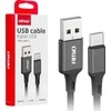 USB – USB-C kabelis 2A 200 cm FullLINK AMIO-03900
