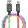 Ansmann USB-A / USB-C laidas su LED apšvietimu 100 cm 1700-0158