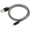 Kabelis USB Ansmann USB-A - Lightning 1 m Pilka (1700-0045)