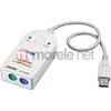 Aten USB-A USB kabelis – 0,3 m juodas (UC100KMAAT)