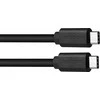 AVACOM DUOMENŲ IR ĮKROVIMO KABELAS USB TYPE-C - USB TYPE-C, 40cm, Juodas