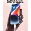 AWEI CL-166T USB-C to USB-C Magnetic Cable juodos spalvos