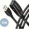Axagon Active prailginimo USB 3.2 Gen 1 A-M > A-F laidas, 5 m ilgio. Maitinimo variantas.