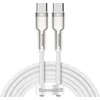 Baseus Cafule USB-C - USB-C laidas 100W 2m - Baltas