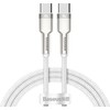 Baseus Cafule USB-C - USB-C laidas 100W 1m - Baltas