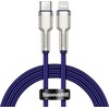 USB kabelis Baseus USB-C - Žaibas 1 m Violetinė (baseus _ 20210316153516)