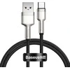 Kabelis USB A - USB C, 1.0m 66W (netinka iPhone 15 įkrovimui) Cafule BASEUS