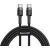 Baseus Cafule kabelis USB-C PD 2.0 QC 3.0 60W 2m - Pilka / Juoda