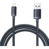 Baseus Crystal Shine kabelis USB į Lightning, 2.4A, 2m juodos spalvos
