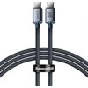 Baseus Crystal USB-C - USB-C laidas 100W 1.2m - Juodas
