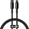 Baseus USB Type C - Lightning cable Power Delivery fast charge 20W 1m juodas (CATLWJ-01) (Juodas)
