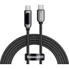 USB į USB-C Baseus laidas 100W, 2m - juodas