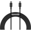 Baseus Superior serijos USB-C - USB-C kabelis 100W 2m juodas