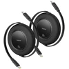 Kabelis zwijany Baseus Free2Pull 100W USB-C - USB-C 2m (2 vnt.) - juoda