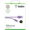 Belkin Range 2m Micro USB kabelis išmaniesiems telefonams ir planšetiniams kompiuteriams - Violetinė