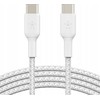 Belkin BOOSTCHARGE GEFLOCHTENES USB-C/CABLE-BRAIDED 2M Baltas
