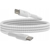 Belkin BOOSTCHARGE GEFLOCHTENES USB-C/CABLE-BRAIDED 2M Baltas