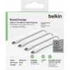 Kabelis USB Belkin USB-C - USB-C 1 m Baltas (CAB003BT1MWH2PK)