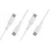 Kabelis USB Belkin USB-C - USB-C 1 m Baltas (CAB003BT1MWH2PK)