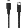 BELKIN BRAIDED USB-C/USB-C/KABELIS PALAIKIA GREITĄ ĮKROVIMĄ