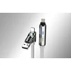 Kabelis 4w1 USB-C / USB-A arba USB-C / Lightning Blitzwolf BW-HDC6 1,2 m 240 W RGB (pilka)