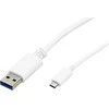 Blow kabelis USB 3.0 A - USB-C 1m - Baltas