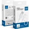 Blue Star USB A tipo į „Lightning“ tipo maitinimas, mėlynas, žvaigždės formos, 2,4A, 1 m, DC-001AL2.4 baltas