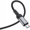 Borofone Kabelis BU30 Lynk Smart power-off - USB na Micro USB - 2,4A 1,2 metra juoda