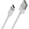Borofone - USB-A - USB-C cable for data transmition and charging, 1 m baltos spalvos