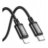 Cable USB C į Lightning Hoco PD 27W 2 m X89 juodas