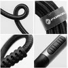 USB C į USB C laidas Forcell F-Energy QC4.0 PD 5A 100W Cafule 0,25 m C260 juodas