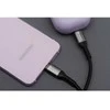 USB C į USB C laidas Forcell F-Energy QC4.0 PD 5A 100W Cafule 0,25 m C260 juodas