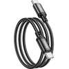 Cable USB C į USB C Hoco 3A 60W 2 m X89 juodas