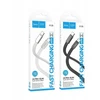 Plokščias kabelis USB C į USB C Hoco 3A 60W 1 m X125 juodas